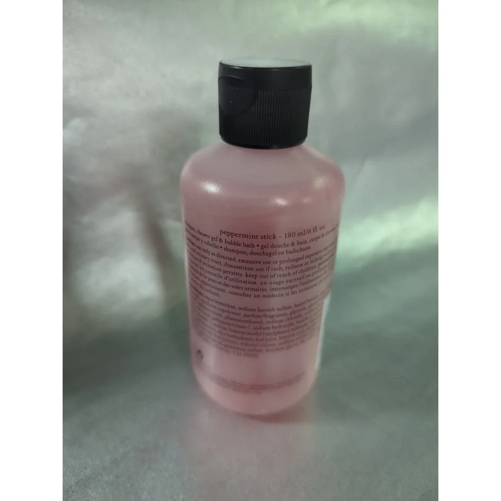 Philosophy Peppermint stick Shower gel bubble bath shampoo‎ 6 fl oz NEW